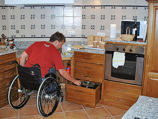 Kitchen - Everything Is To Hand From A Wheelchair